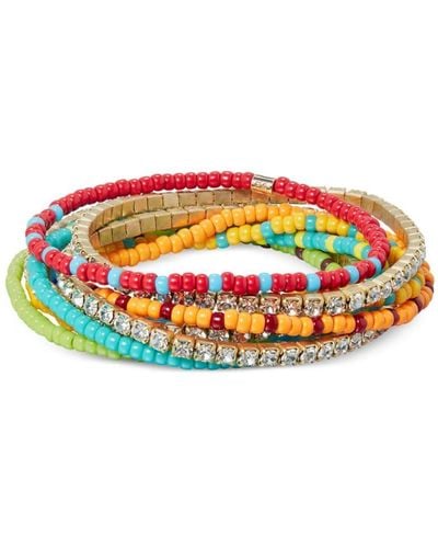 Roxanne Assoulin Just Another Day In Paradise Bracelets (set Of Nine) - White