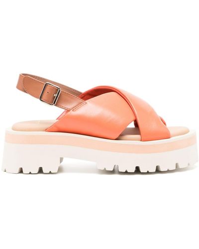 Paul Smith Logan Leather Sandals - Pink