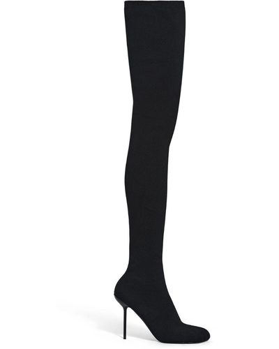 Balenciaga Anatomic 110mm Thigh-high Boots - Black