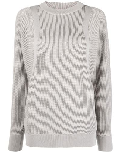 Nike Geripptes Sweatshirt - Grau