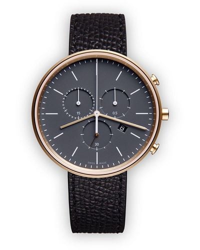 Uniform Wares M40 chronograph watch - Nero