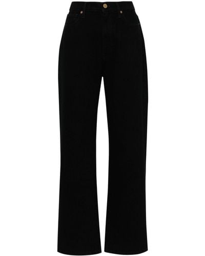 TOVE Sade High-rise Straight-leg Jeans - Black