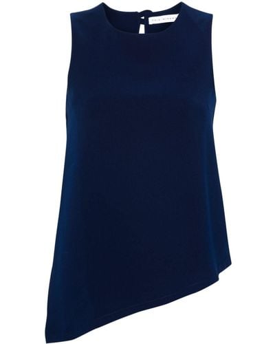Chie Mihara Haut Luana à design asymétrique - Bleu