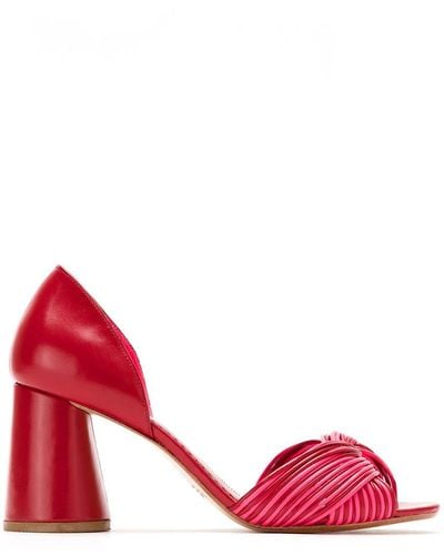 Sarah Chofakian Zapatos de tacón - Rojo