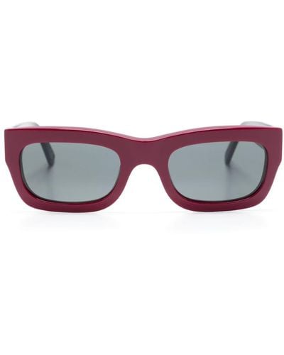 Marni Kawasan Falls Rectangle-frame Sunglasses - Red