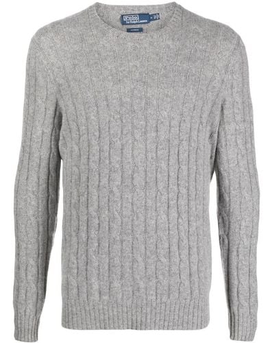 Polo Ralph Lauren Cable-knit Cashmere Jumper - Grey