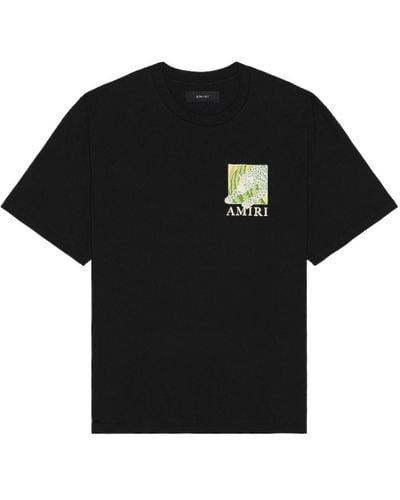 Amiri T-shirt Met Grafische Print - Zwart