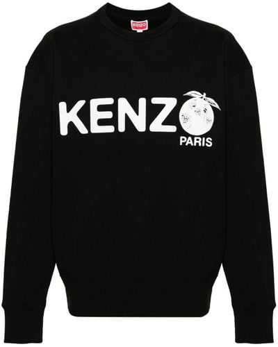 KENZO Oramge スウェットシャツ - ブラック