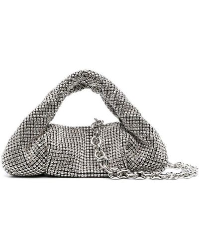 Stuart Weitzman The Moda Shine Tote Bag - Gray