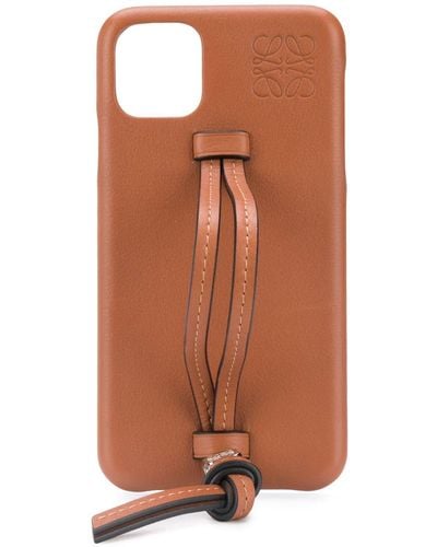 Loewe Handle Iphone 11 Case - Brown