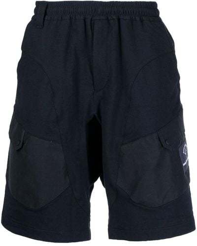 Paul & Shark Cargo-Shorts mit Logo-Print - Blau