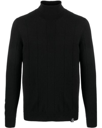 Brioni Roll-neck Cashmere Sweater - Black