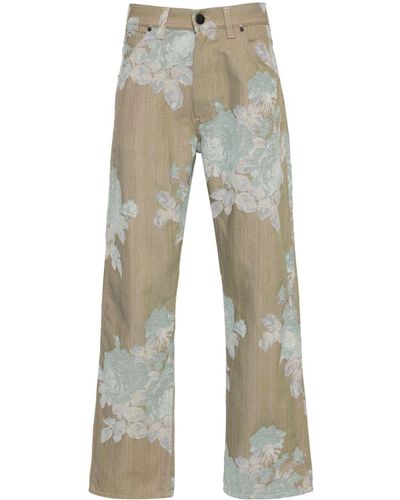 Vivienne Westwood Ranch High-rise Straight Trousers - Blue