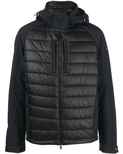 Paul & Shark Padded Detachable-hood Jacket - Black