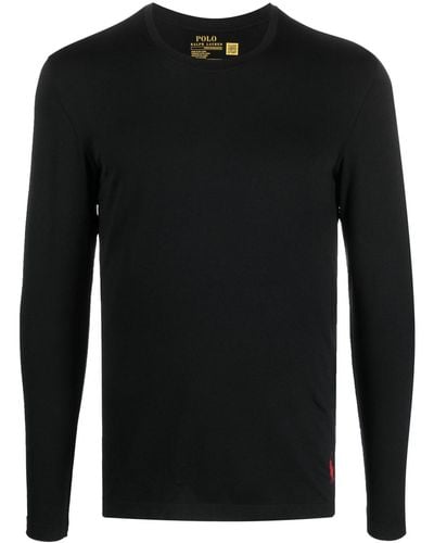 Polo Ralph Lauren クルーネック ロングtシャツ - ブラック