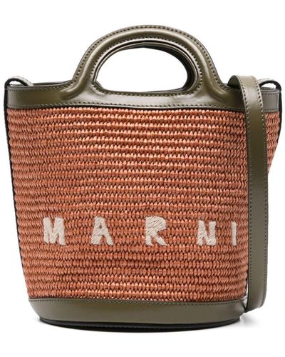 Marni Tropicalia Kleine Bucket-tas - Meerkleurig