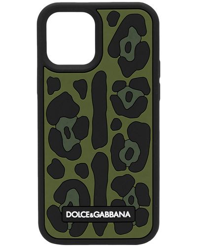 Dolce & Gabbana Leopard-print Iphone 12 Pro Case - Green