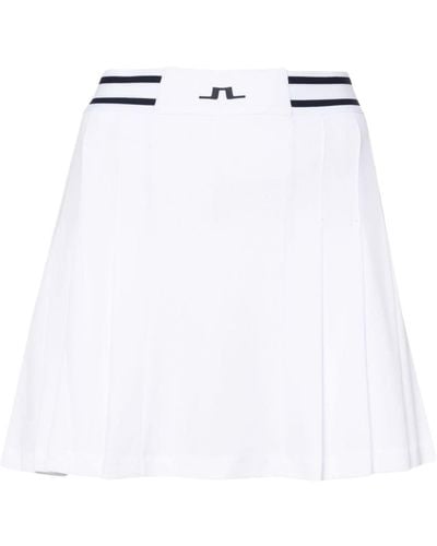 J.Lindeberg Harlow Pleated Skirt - White