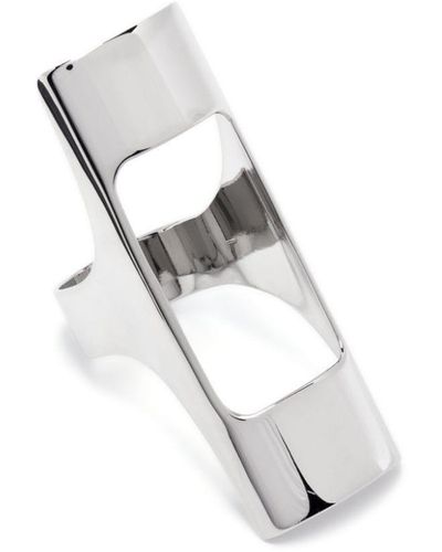 Vetements Lighter Holder Brass Ring - White