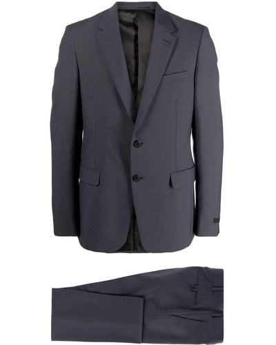 Prada Wool-blend Single-breasted Suit - Blue