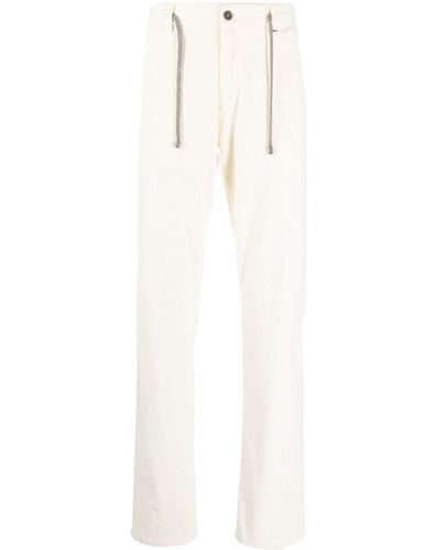 Canali Straight-leg Trousers - White