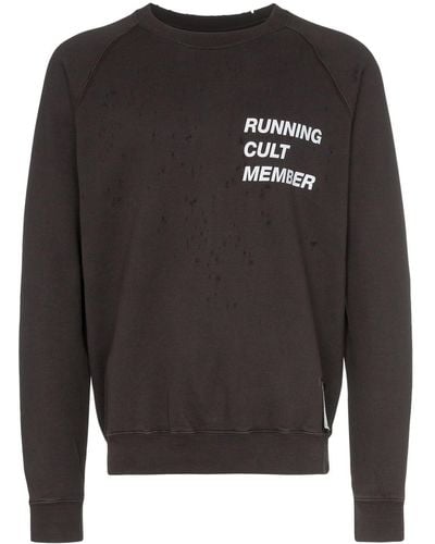 Satisfy 'Running Cult Member' Sweatshirt - Grau