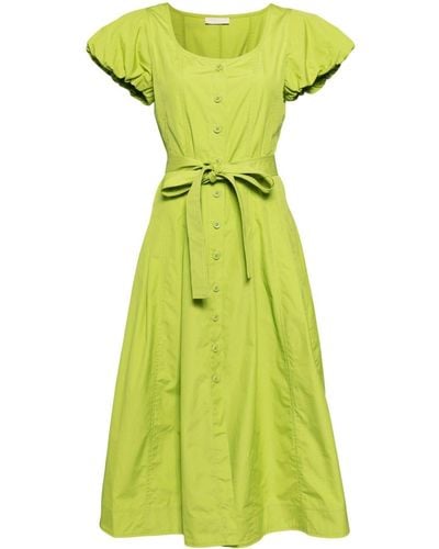 Ulla Johnson Rhea Cotton Midi Dress - Green