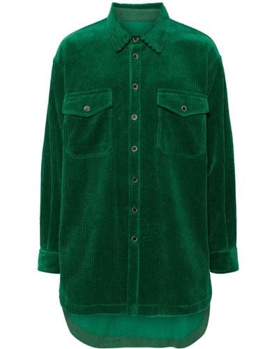 Uma Wang Cotton Shirt Jacket - Green