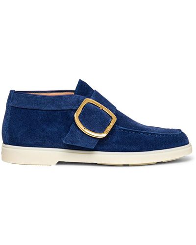 Santoni Botas con hebilla - Azul