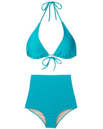 Adriana Degreas Le Fleur Stretch-design Bikini - Blue