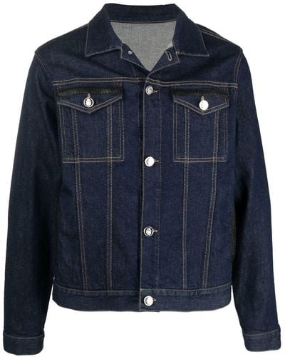 Billionaire Institutional Denim-jacket - Blue