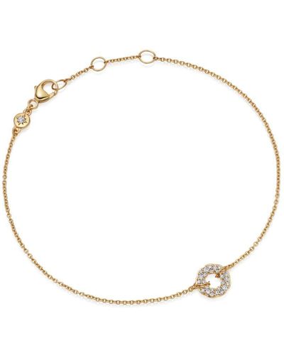 Astley Clarke 14kt Yellow Gold Asteri Diamond Bracelet - White