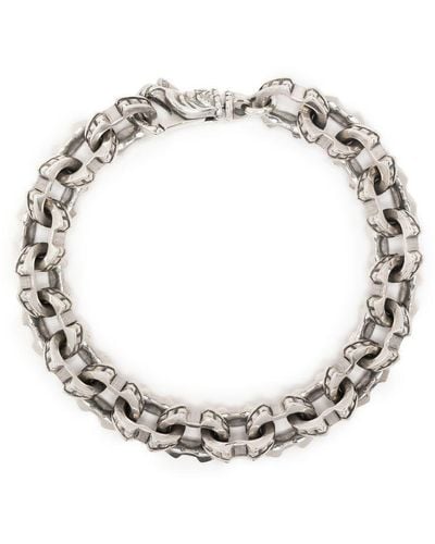 Emanuele Bicocchi Spike Chain-link Bracelet - Metallic