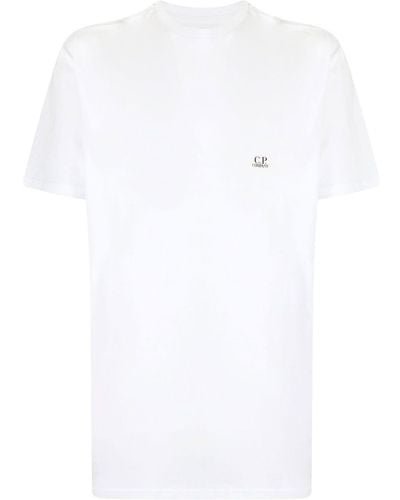 C.P. Company Hood-print Cotton T-shirt - White
