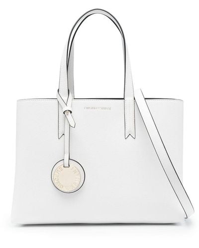 Emporio Armani Shopping Bag - White