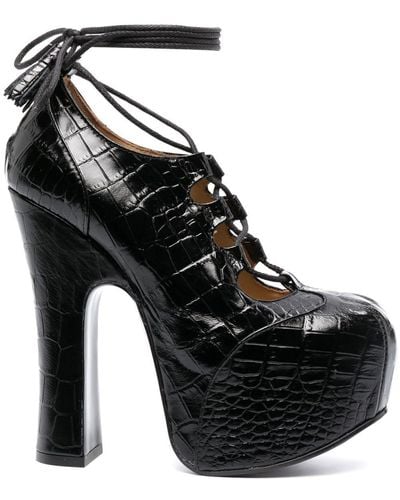 Vivienne Westwood Zapatos de tacón con plataforma de 150mm - Negro