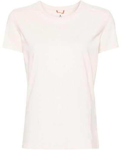 Parajumpers T-shirt en coton à patch logo - Blanc