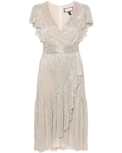Nissa Midi-jurk Met Ruches-afwerking - Wit