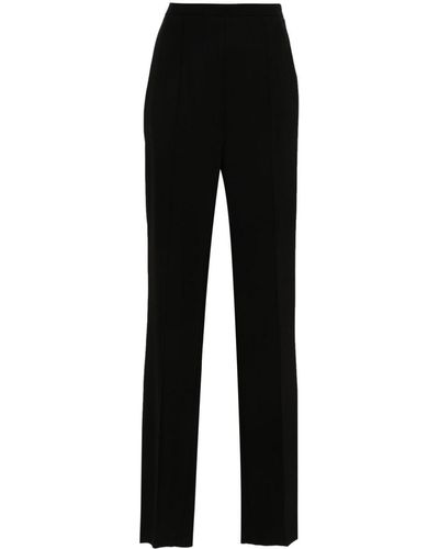 Styland High-waisted Straight-leg Trousers - Black