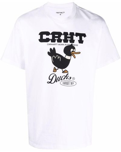 Carhartt Crht ロゴ Tシャツ - ホワイト