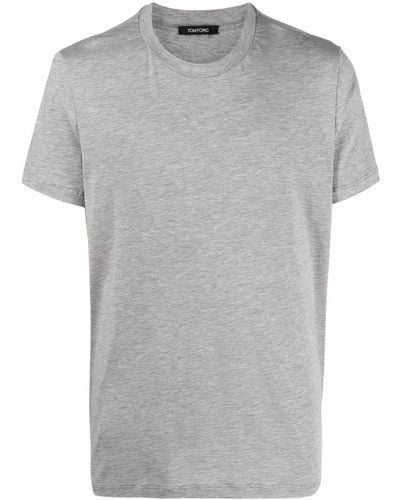 Tom Ford Klassisches T-Shirt - Grau