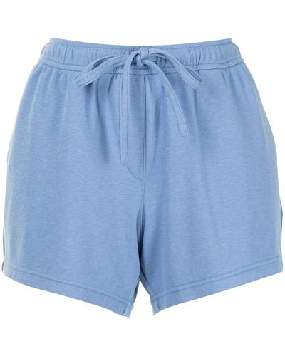 GOODIOUS Hightwist Jersey Track Shorts - Blue