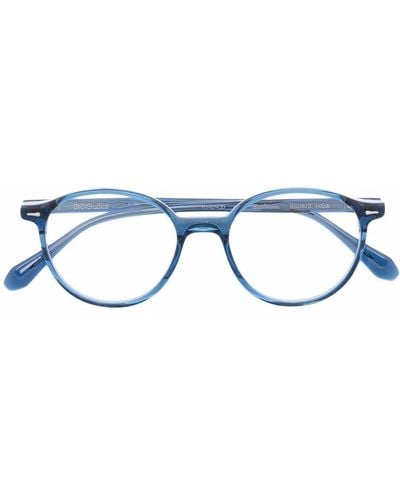 Gigi Studios ラウンド眼鏡フレーム - ブルー
