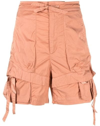 Isabel Marant Pantalones cortos con cordones - Naranja