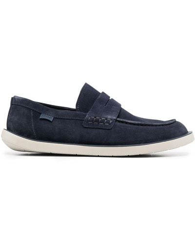Camper Wagon Suede Loafers - Blue