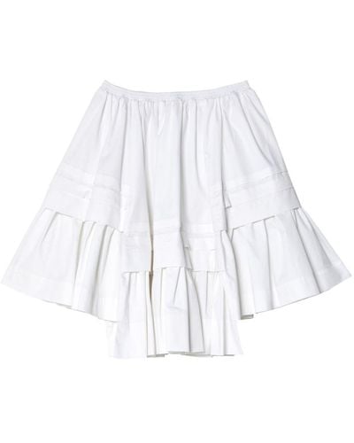 Molly Goddard Rosemary Cotton-poplin Skirt - White