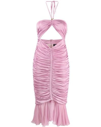 Blumarine Kleid mit Falten - Pink