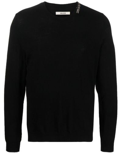 Zadig & Voltaire ロゴ スウェットシャツ - ブラック