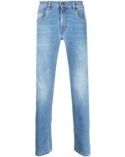 Fay Jeans skinny con effetto schiarito - Blu