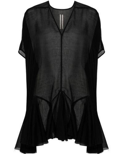 Rick Owens Mini-jurk - Zwart